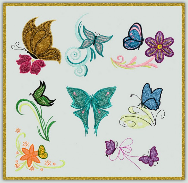 BFC1367 Glitterflies