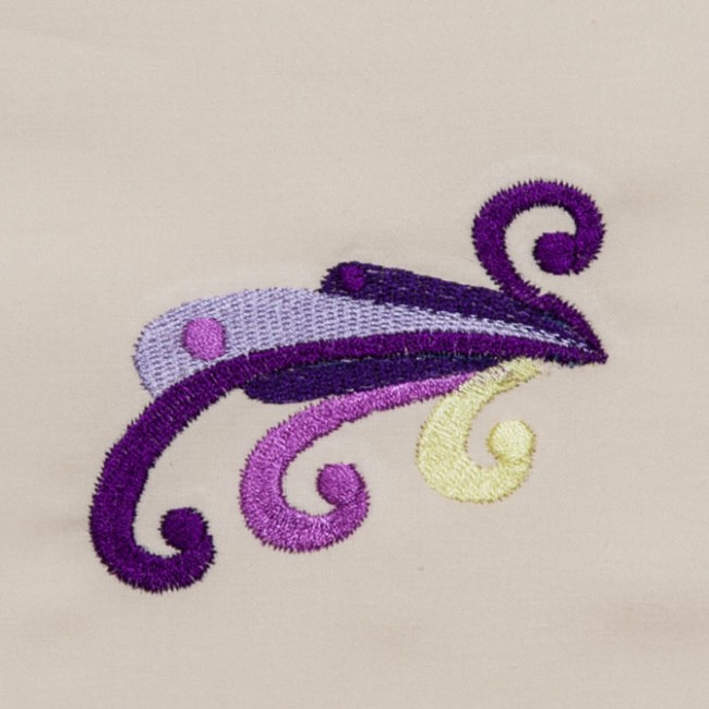 BFC1373 Fanciful Scrolly Birds
