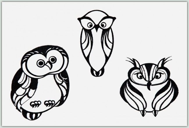 BFC1376 Owls to Glitter or Not