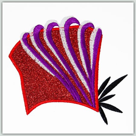 BFC1377 Glittery Red Hats