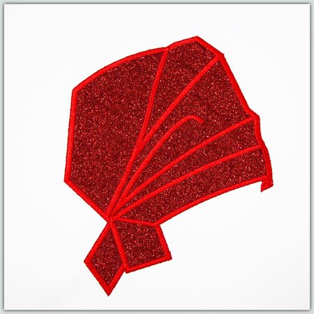 BFC1377 Glittery Red Hats
