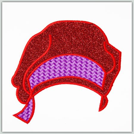 BFC1377 Glittery Red Hats