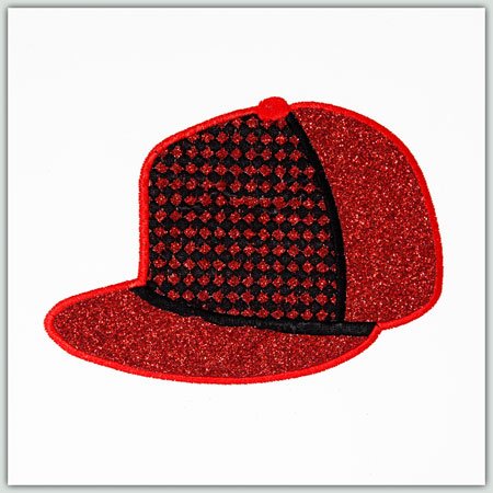 BFC1377 Glittery Red Hats