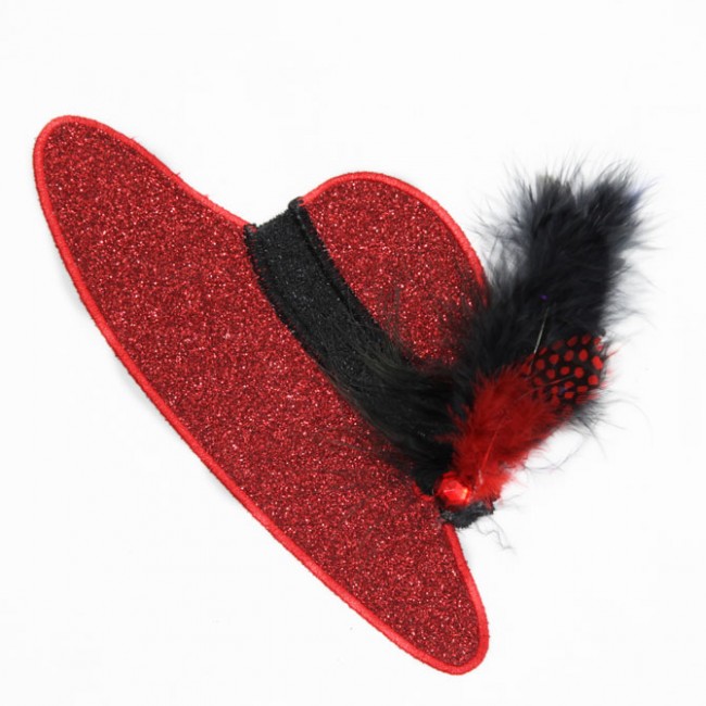 BFC1377 Glittery Red Hats