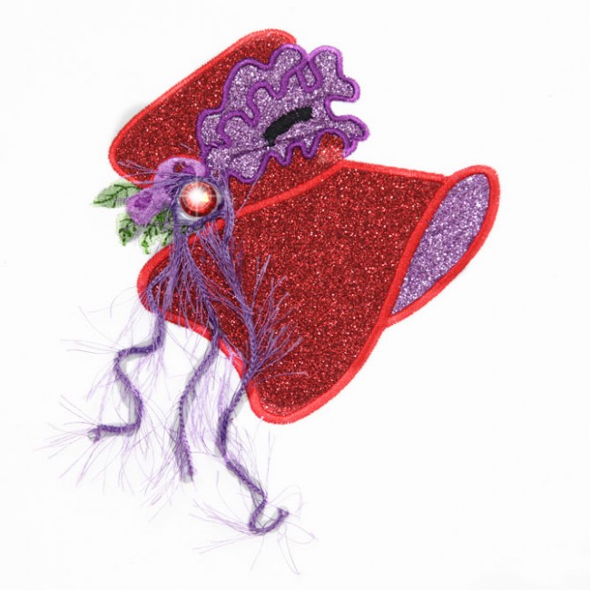 BFC1377 Glittery Red Hats