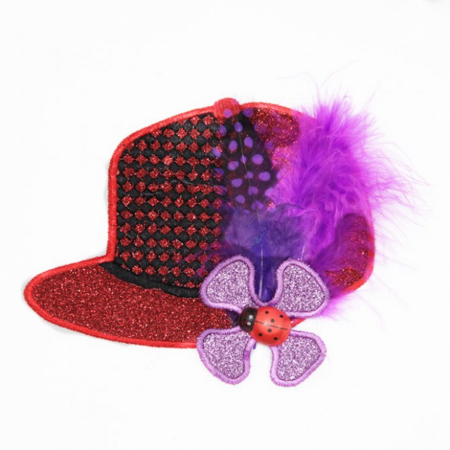 BFC1377 Glittery Red Hats