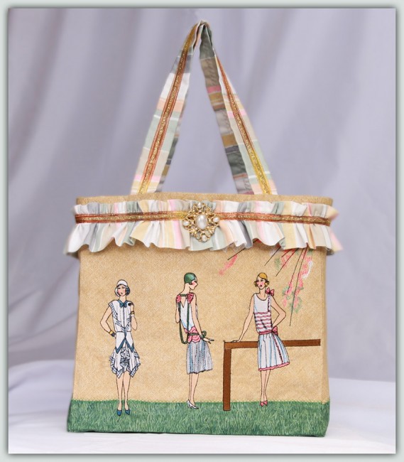 BFC1379 Vintage Fashion Tote Bag