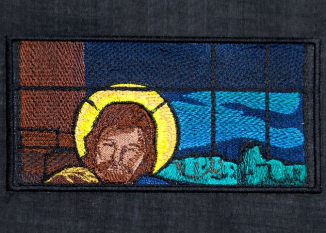 BFC1393 Stained Glass Nativity