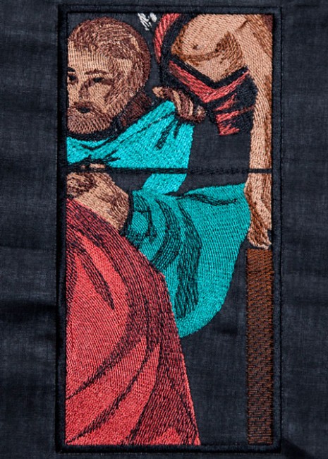 BFC1393 Stained Glass Nativity