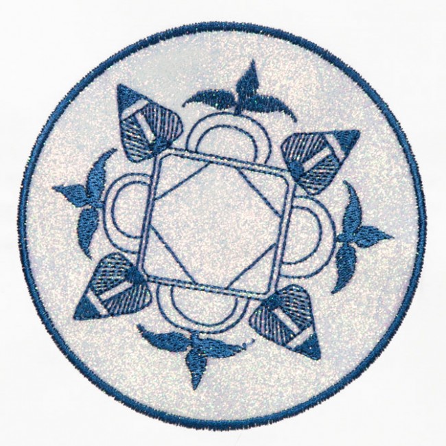 BFC1406 Glitter Quilt Circles