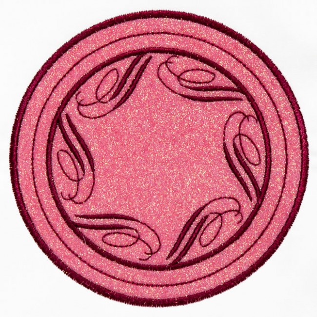 BFC1406 Glitter Quilt Circles