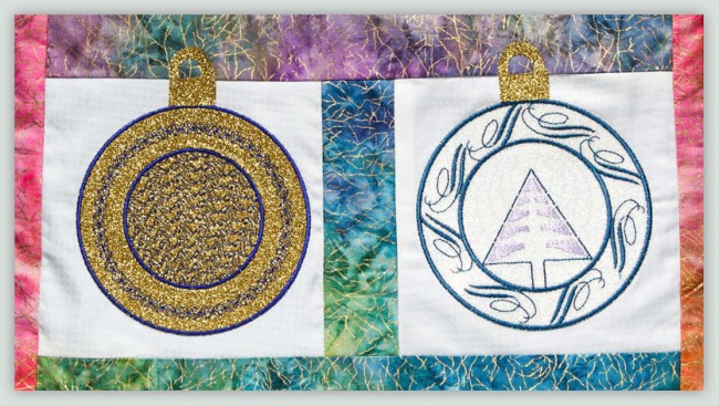 BFC1406 Glitter Quilt Circles