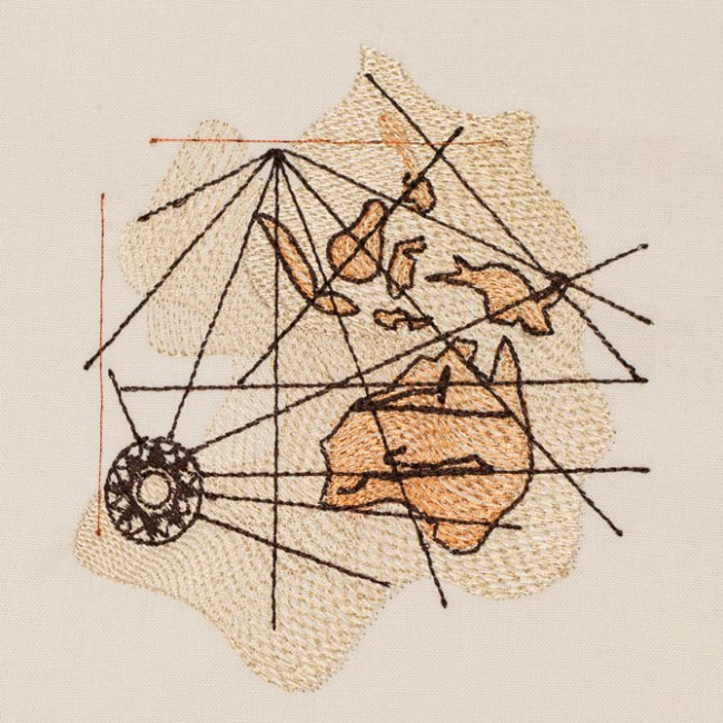 BFC1413 The Passage of Time - Vintage World Map