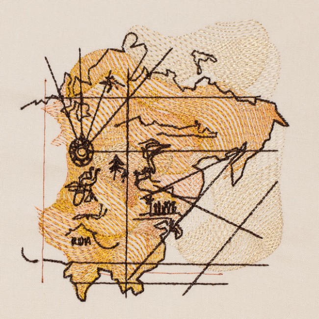 BFC1413 The Passage of Time - Vintage World Map