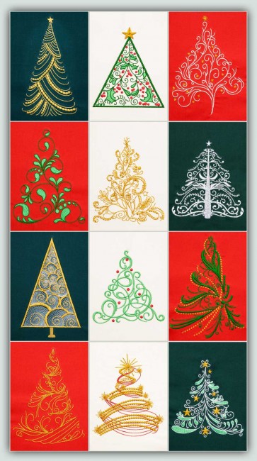 BFC1415 O Christmas Trees II