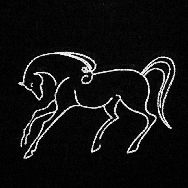 BFC1419 Horse Sketches Quilt Set