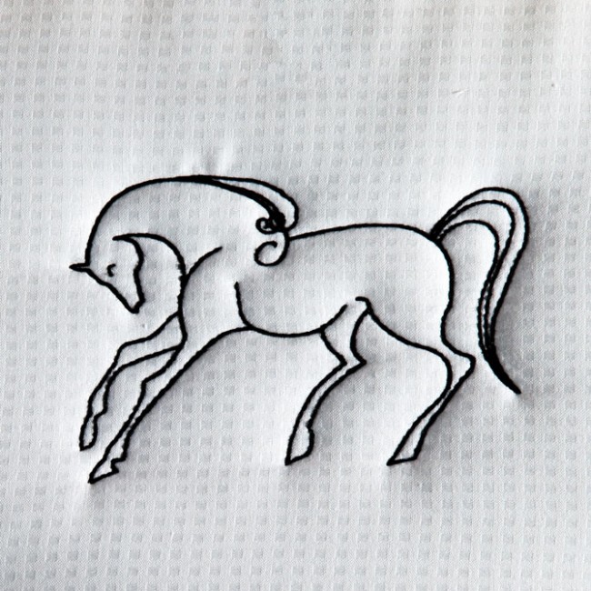 BFC1419 Horse Sketches Quilt Set