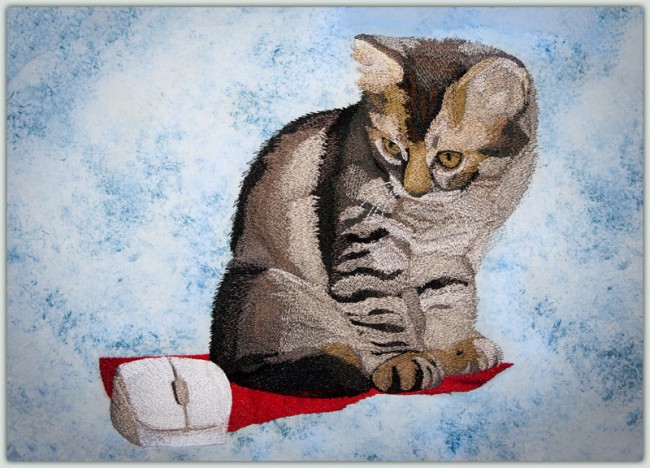 BFC1420 Large Kitten and Mouse