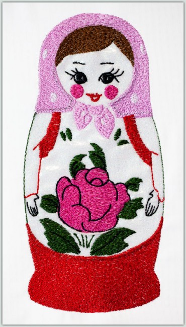 BFC1423 Matryoshka Dolls with Glitter