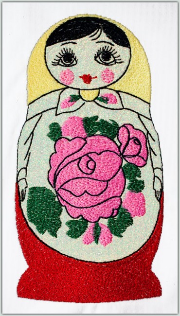 BFC1423 Matryoshka Dolls with Glitter