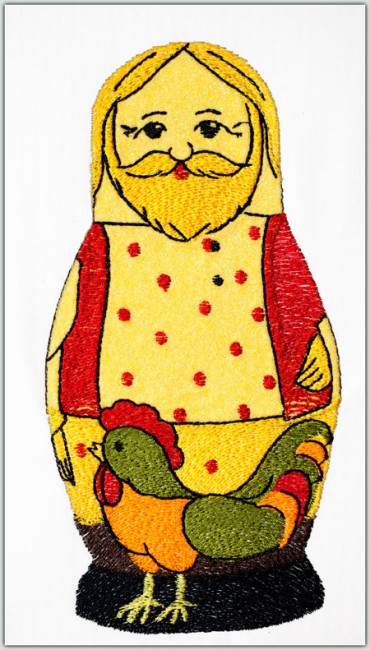 BFC1423 Matryoshka Dolls with Glitter