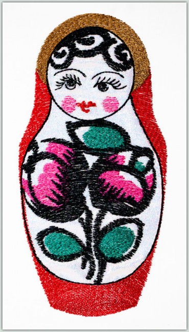 BFC1423 Matryoshka Dolls with Glitter