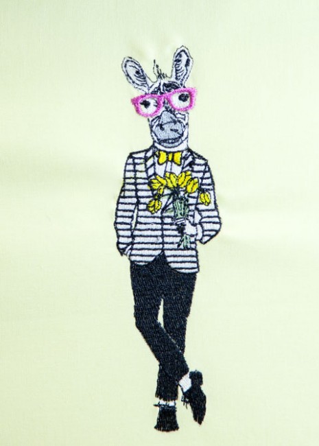 BFC1424 Hipster Animals in Love Filled