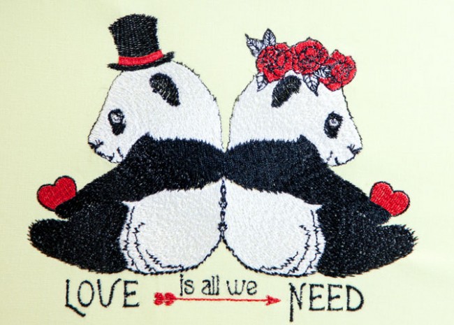BFC1424 Hipster Animals in Love Filled