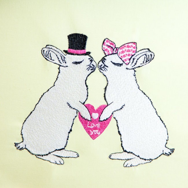 BFC1424 Hipster Animals in Love Filled