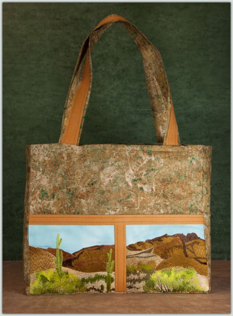 BFC1429 Southwestern Cactus Handbag