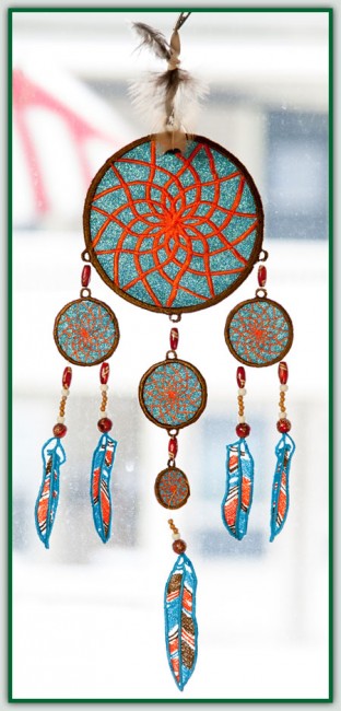 BFC1436 Dream Catchers for Organza