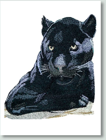 BFC1446 Large Black Jaguar