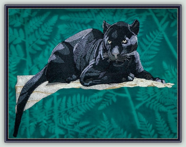 BFC1446 Large Black Jaguar