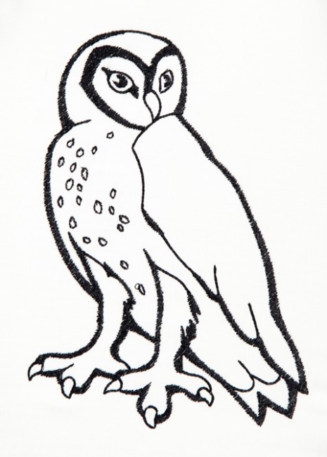BFC1447 Blackwork Owls