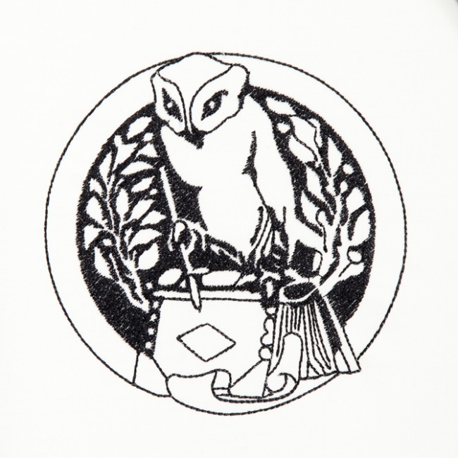 BFC1447 Blackwork Owls