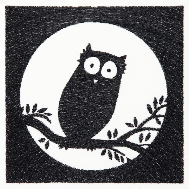 BFC1447 Blackwork Owls
