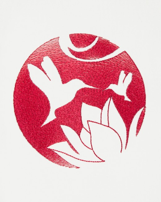 BFC1449 Fantasy Hummingbirds