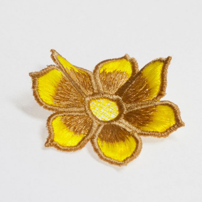 BFC1450 FSL Yellow and Brown Petals