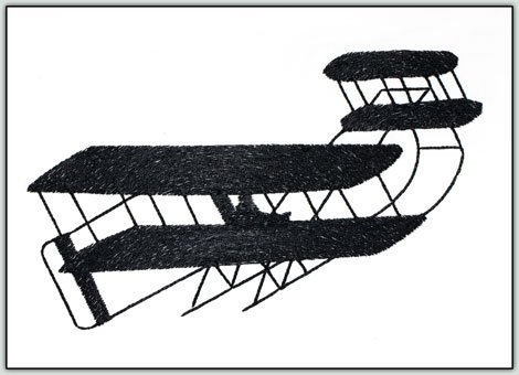 BFC1453 Blackwork-Vintage Aviation