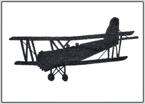 BFC1453 Blackwork-Vintage Aviation