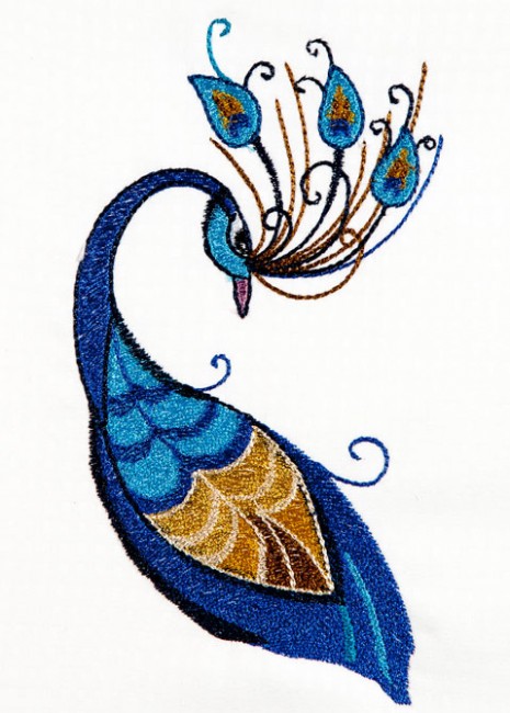 BFC1476 Large Decorative Peacock