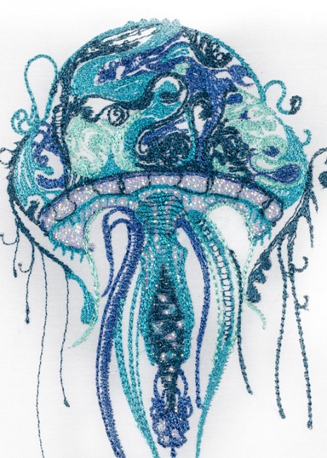 BFC1493 Art Quilt - Ocean Fantasy