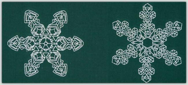 BFC1497 Geometric Snowflakes 3 Ways