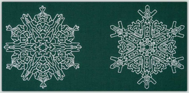 BFC1497 Geometric Snowflakes 3 Ways