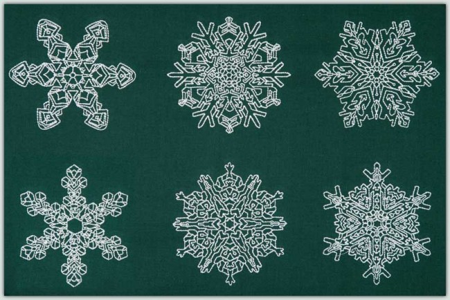 BFC1497 Geometric Snowflakes 3 Ways