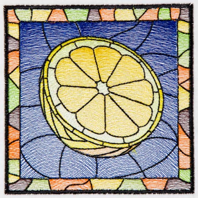 BFC1512 Stained Glass Squares-Fruit