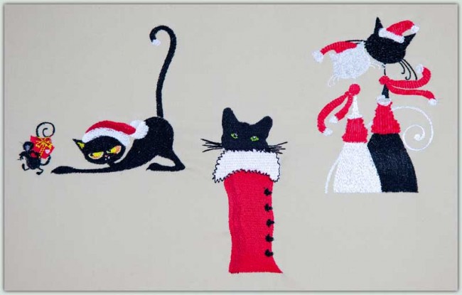 BFC1513 Sassy Cats Do Christmas