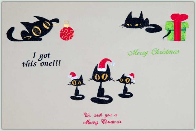 BFC1513 Sassy Cats Do Christmas
