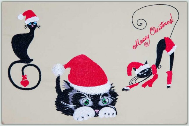 BFC1513 Sassy Cats Do Christmas