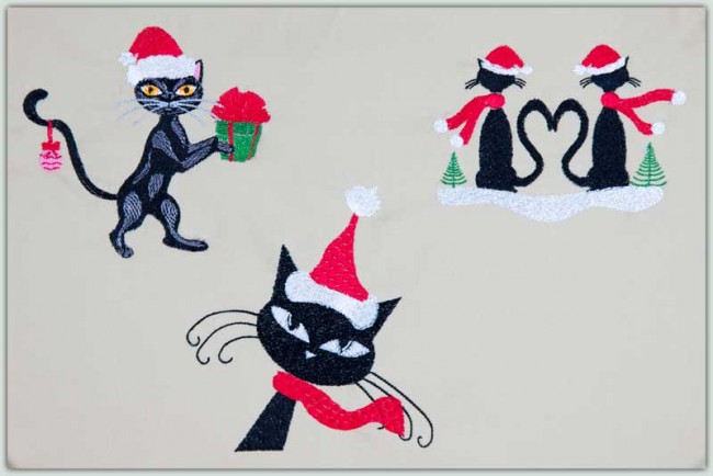 BFC1513 Sassy Cats Do Christmas